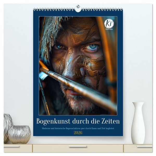 Bogenkunst durch die Zeiten (hochwertiger Premium Wandkalender 2026 DIN A2 hoch) Kunstdruck in Hochglanz