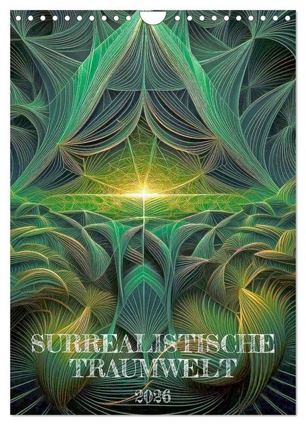Surrealistische Traumwelt (Wandkalender 2026 DIN A4 hoch) CALVENDO Monatskalender