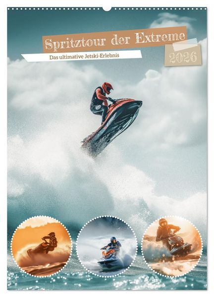 Spritztour der Extreme (Wandkalender 2026 DIN A2 hoch) CALVENDO Monatskalender