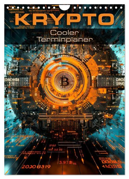 KRYPTO Cooler Terminplaner (Wandkalender 2026 DIN A4 hoch) CALVENDO Monatskalender