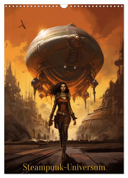 Steampunk-Universum (Wandkalender 2026 DIN A3 hoch) CALVENDO Monatskalender