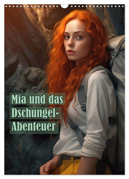 Mia und das Dschungel-Abenteuer (Wandkalender 2026 DIN A3 hoch) CALVENDO Monatskalender