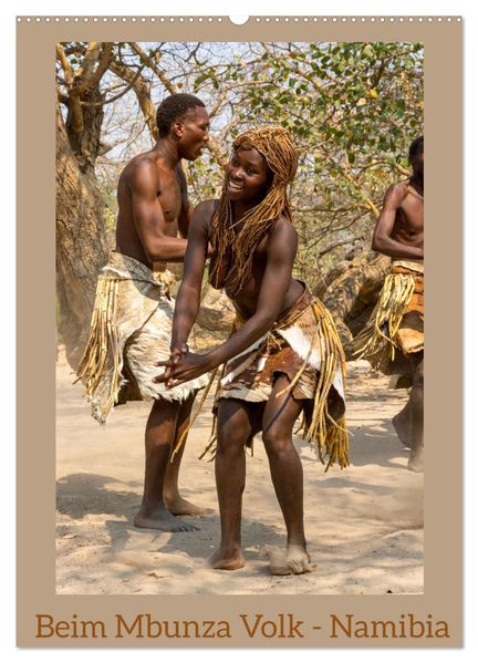 Beim Mbunza Volk - Namibia (Wandkalender 2026 DIN A2 hoch) CALVENDO Monatskalender