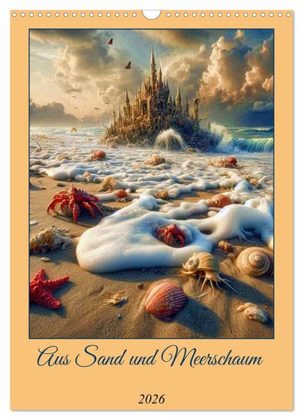 Aus Sand und Meerschaum! (Wandkalender 2026 DIN A3 hoch) CALVENDO Monatskalender