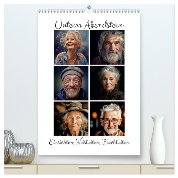 Unterm Abendstern (hochwertiger Premium Wandkalender 2026 DIN A2 hoch) Kunstdruck in Hochglanz