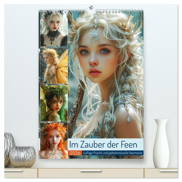 Im Zauber der Feen. Luftige Pracht und geheimnisvolle Harmonie (hochwertiger Premium Wandkalender 2026 DIN A2 hoch) Kunstdruck in Hochglanz