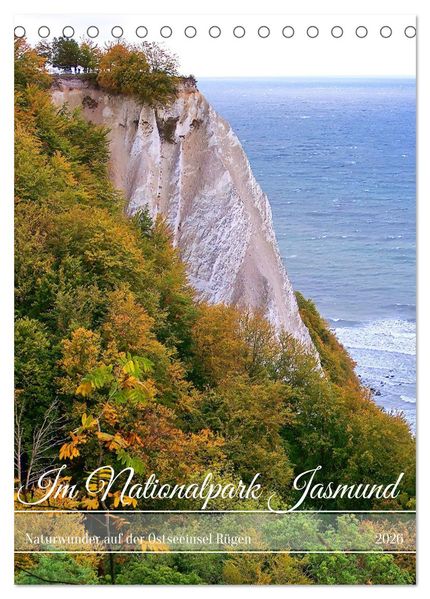 Im Nationalpark Jasmund - Naturwunder auf der Ostseeinsel Rügen (Tischkalender 2026 DIN A5 hoch) CALVENDO Monatskalender