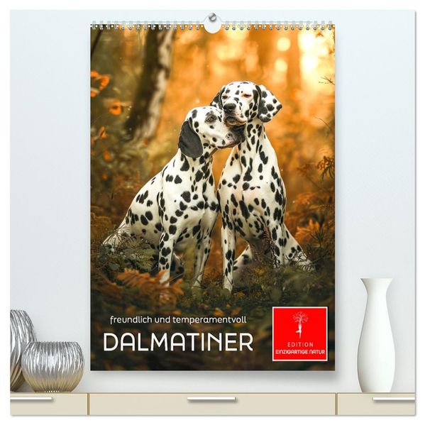 Dalmatiner - freundlich und temperamentvoll (hochwertiger Premium Wandkalender 2026 DIN A2 hoch) Kunstdruck in Hochglanz