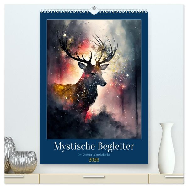 Mystische Begleiter (hochwertiger Premium Wandkalender 2026 DIN A2 hoch) Kunstdruck in Hochglanz