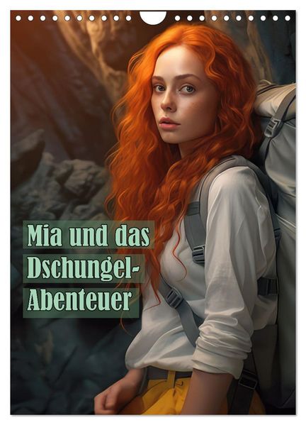 Mia und das Dschungel-Abenteuer (Wandkalender 2026 DIN A4 hoch) CALVENDO Monatskalender