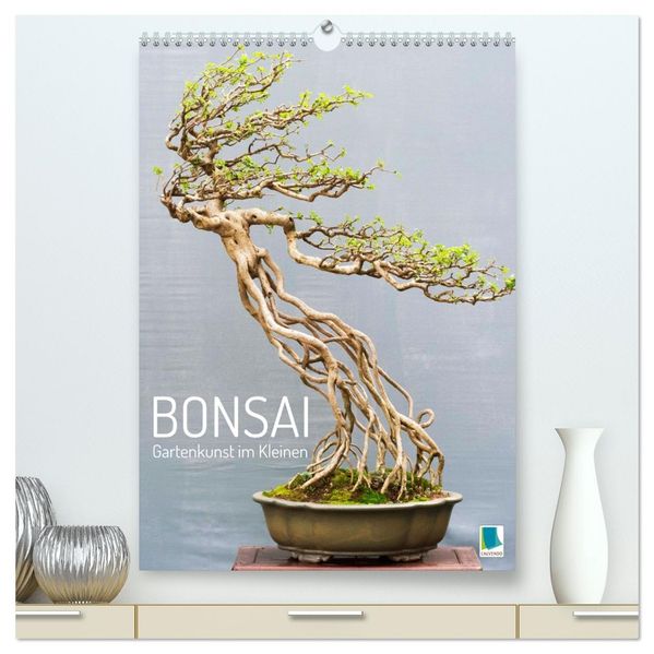Bonsai: Gartenkunst im Kleinen (hochwertiger Premium Wandkalender 2026 DIN A2 hoch) Kunstdruck in Hochglanz