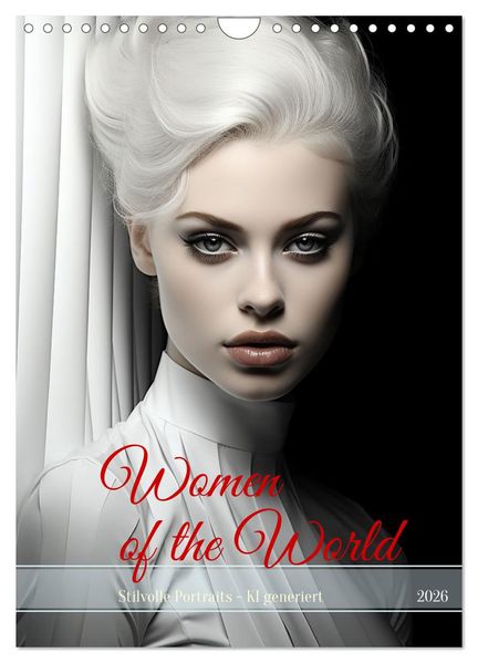 Woman of the World (Wandkalender 2026 DIN A4 hoch) CALVENDO Monatskalender