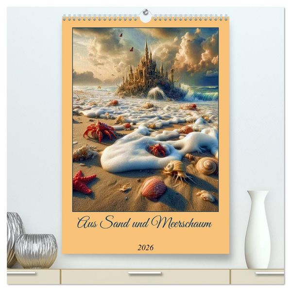 Aus Sand und Meerschaum! (hochwertiger Premium Wandkalender 2026 DIN A2 hoch) Kunstdruck in Hochglanz