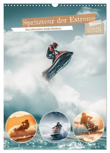 Spritztour der Extreme (Wandkalender 2026 DIN A3 hoch) CALVENDO Monatskalender