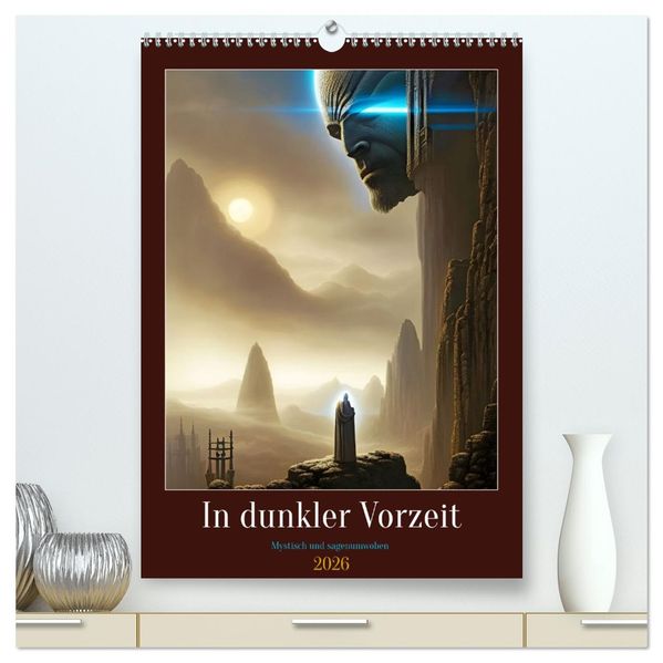 In dunkler Vorzeit - Mystisch und sagenumwoben (hochwertiger Premium Wandkalender 2026 DIN A2 hoch) Kunstdruck in Hochglanz