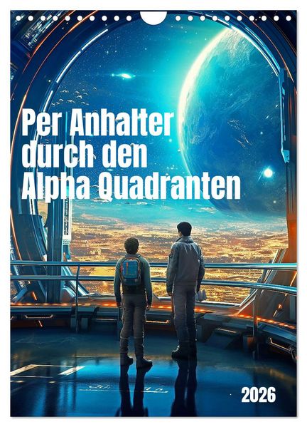 Per Anhalter durch den Alpha Quadranten (Wandkalender 2026 DIN A4 hoch) CALVENDO Monatskalender