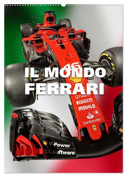 Il Mondo Ferrari (Wandkalender 2026 DIN A2 hoch) CALVENDO Monatskalender