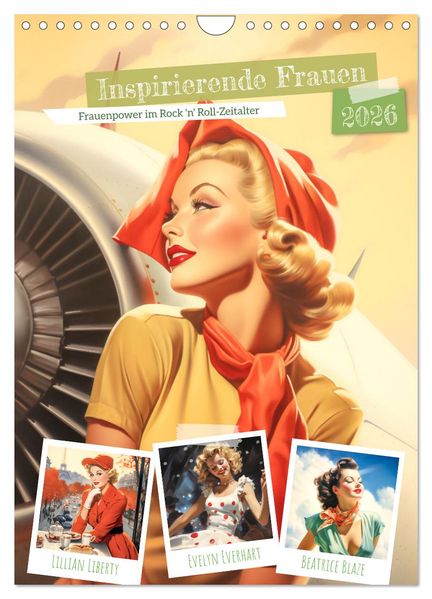 Inspirierende Frauen (Wandkalender 2026 DIN A4 hoch) CALVENDO Monatskalender