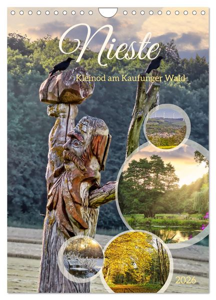 Nieste Kleinod am Kaufunger Wald (Wandkalender 2026 DIN A4 hoch) CALVENDO Monatskalender
