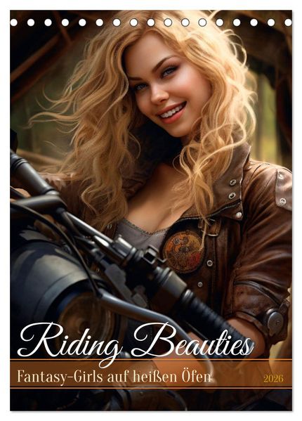 Riding Beauties (Tischkalender 2026 DIN A5 hoch) CALVENDO Monatskalender