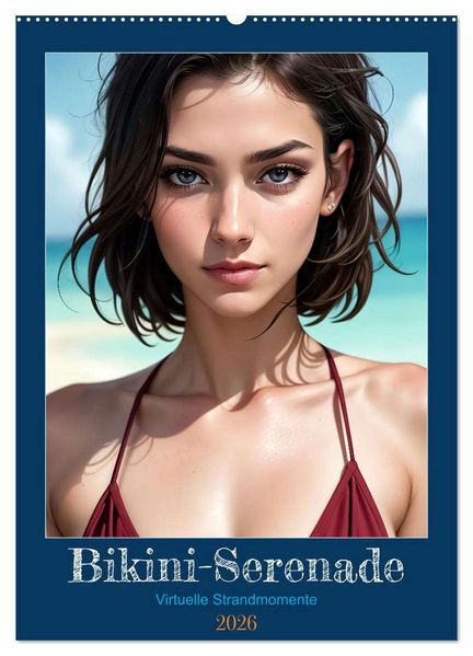 Bikini-Serenade (Wandkalender 2026 DIN A2 hoch) CALVENDO Monatskalender
