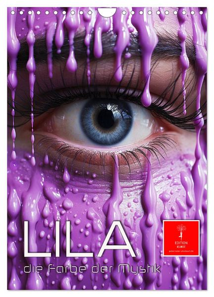 Lila die Farbe der Mystik (Wandkalender 2026 DIN A4 hoch) CALVENDO Monatskalender