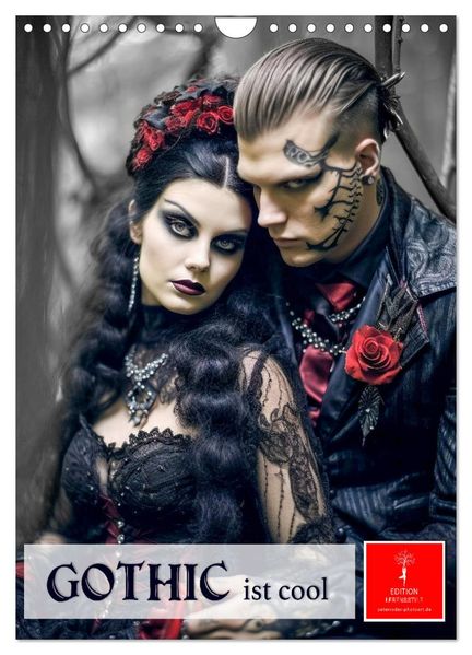 Gothic ist cool (Wandkalender 2026 DIN A4 hoch) CALVENDO Monatskalender