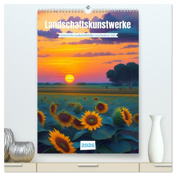 Schöne Landschaften (hochwertiger Premium Wandkalender 2026 DIN A2 hoch) Kunstdruck in Hochglanz