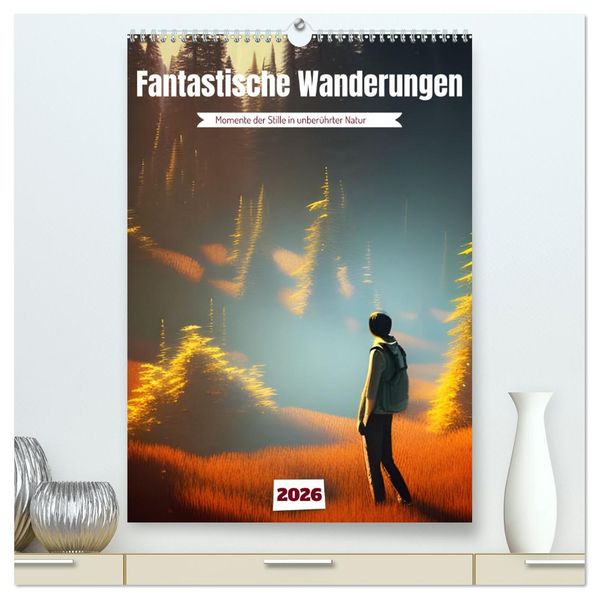 Fantastische Wanderungen (hochwertiger Premium Wandkalender 2026 DIN A2 hoch) Kunstdruck in Hochglanz