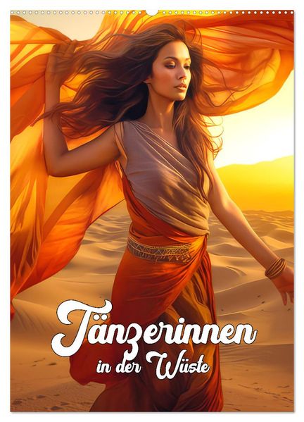 Tänzerinnen in der Wüste (Wandkalender 2026 DIN A2 hoch) CALVENDO Monatskalender