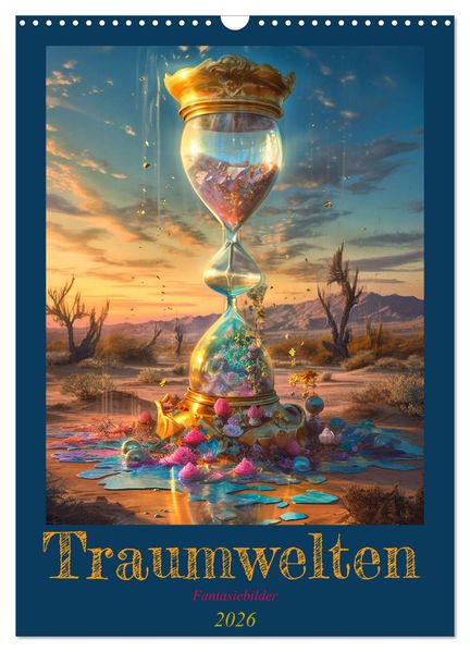 Traumwelten (Wandkalender 2026 DIN A3 hoch) CALVENDO Monatskalender