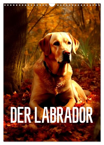 Der Labrador (Wandkalender 2026 DIN A3 hoch) CALVENDO Monatskalender