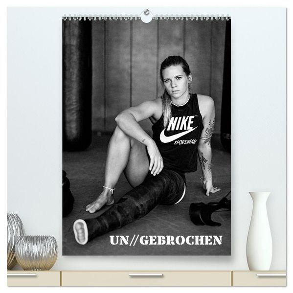 UN//GEBROCHEN (hochwertiger Premium Wandkalender 2026 DIN A2 hoch) Kunstdruck in Hochglanz