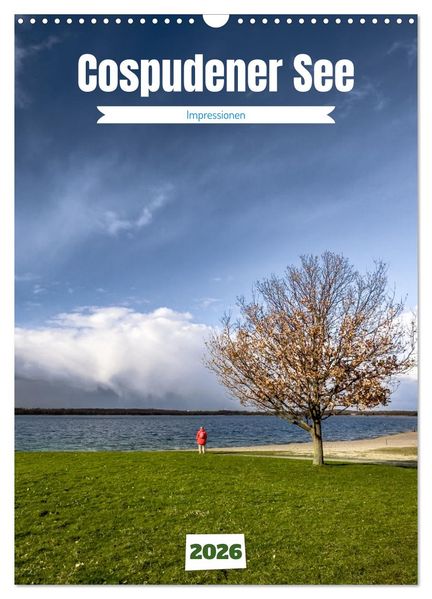 Cospudener See (Wandkalender 2026 DIN A3 hoch) CALVENDO Monatskalender