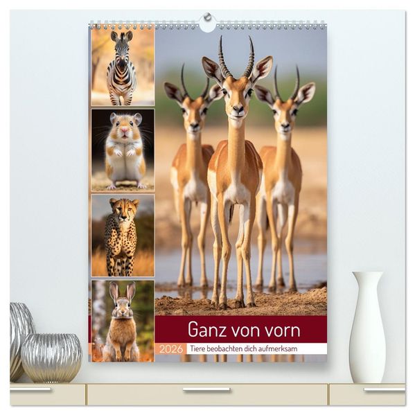 Ganz von vorn (hochwertiger Premium Wandkalender 2026 DIN A2 hoch) Kunstdruck in Hochglanz