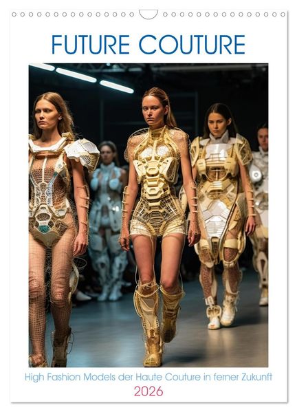 Future Couture (Wandkalender 2026 DIN A3 hoch) CALVENDO Monatskalender