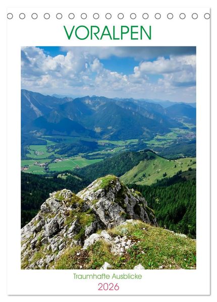 Voralpen (Tischkalender 2026 DIN A5 hoch) CALVENDO Monatskalender
