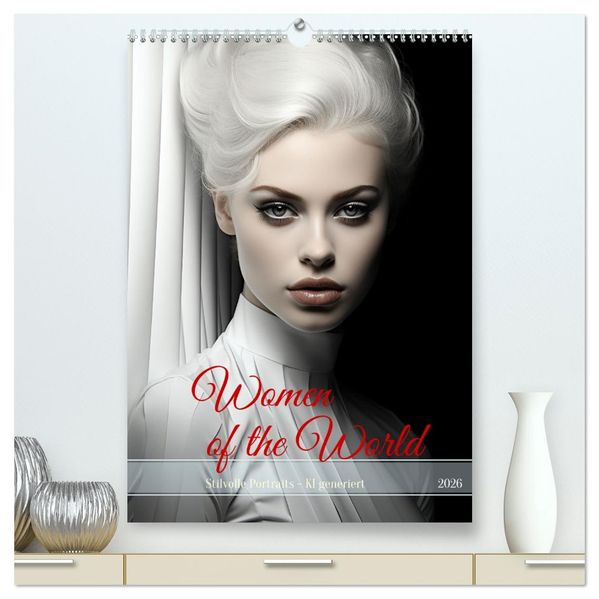 Woman of the World (hochwertiger Premium Wandkalender 2026 DIN A2 hoch) Kunstdruck in Hochglanz