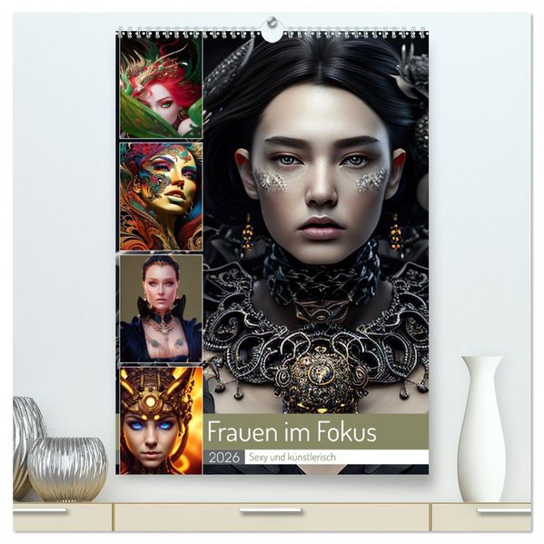 Frauen im Fokus (hochwertiger Premium Wandkalender 2026 DIN A2 hoch) Kunstdruck in Hochglanz