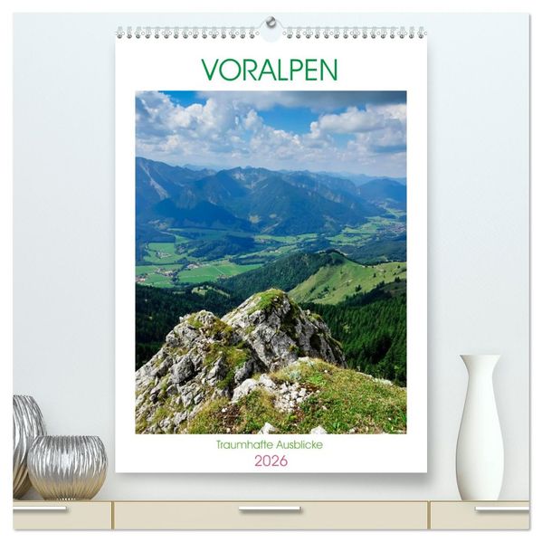 Voralpen (hochwertiger Premium Wandkalender 2026 DIN A2 hoch) Kunstdruck in Hochglanz