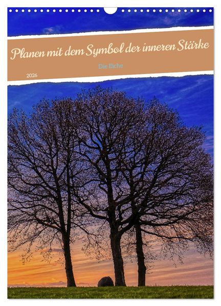 Planen mit dem Symbol der inneren Stärke (Wandkalender 2026 DIN A3 hoch) CALVENDO Monatskalender