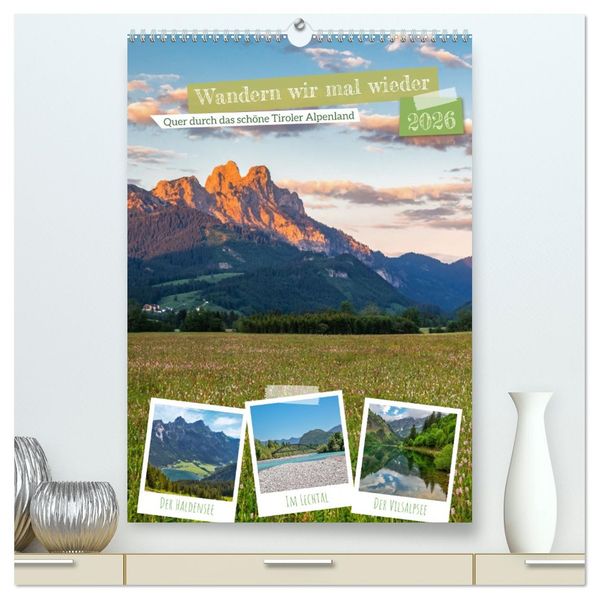 Wandern wir mal wieder (hochwertiger Premium Wandkalender 2026 DIN A2 hoch) Kunstdruck in Hochglanz