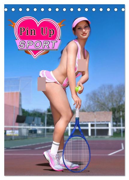 Pin Up Sport (Tischkalender 2026 DIN A5 hoch) CALVENDO Monatskalender