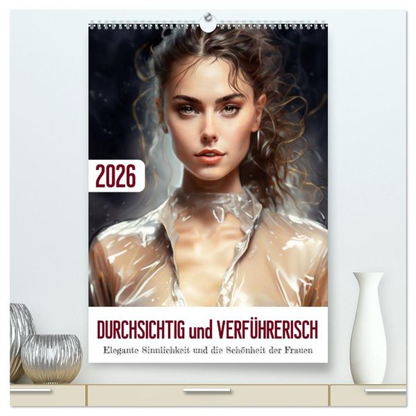 Durchsichtig und verführerisch (hochwertiger Premium Wandkalender 2026 DIN A2 hoch) Kunstdruck in Hochglanz