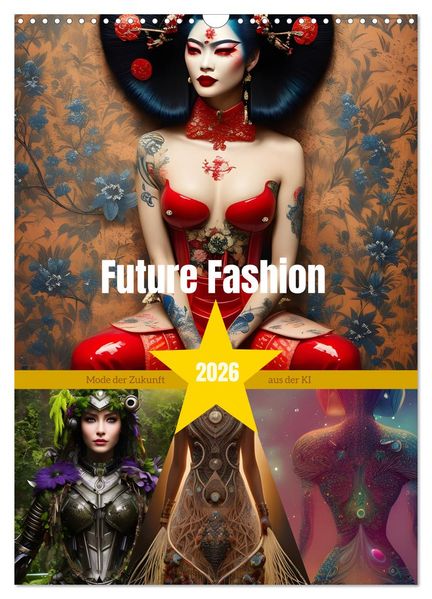 Future Fashion (Wandkalender 2026 DIN A3 hoch) CALVENDO Monatskalender
