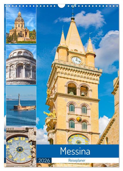 Messina - Reiseplaner (Wandkalender 2026 DIN A3 hoch) CALVENDO Monatskalender