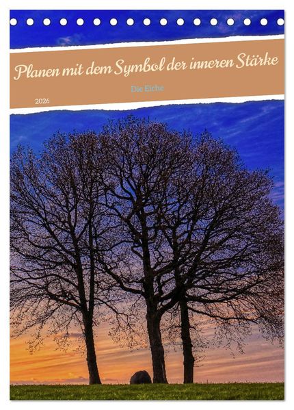 Planen mit dem Symbol der inneren Stärke (Tischkalender 2026 DIN A5 hoch) CALVENDO Monatskalender