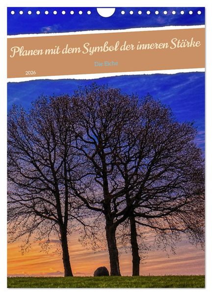 Planen mit dem Symbol der inneren Stärke (Wandkalender 2026 DIN A4 hoch) CALVENDO Monatskalender
