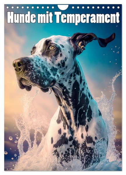 Hunde mit Temperament (Wandkalender 2026 DIN A4 hoch) CALVENDO Monatskalender