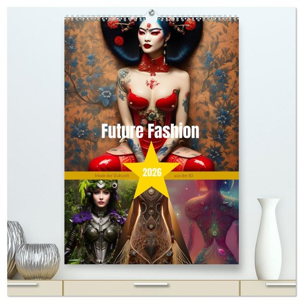 Future Fashion (hochwertiger Premium Wandkalender 2026 DIN A2 hoch) Kunstdruck in Hochglanz